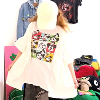 Tシャツ×フレアTシャツ