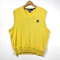 2000s Polo Ralph Lauren Golf Cotton Knit Vest size M