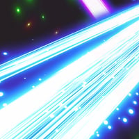エフェクト素材・五光閃撃「5色」（AVI+PNG連番画像2形式パック販売）