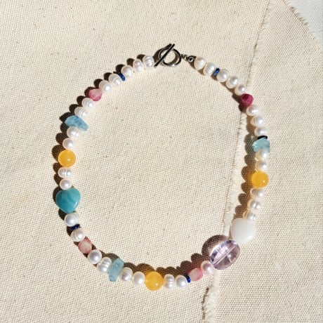 stone necklace 129