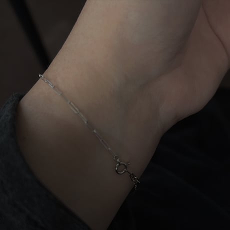 曉 ater original silver chain bracelet