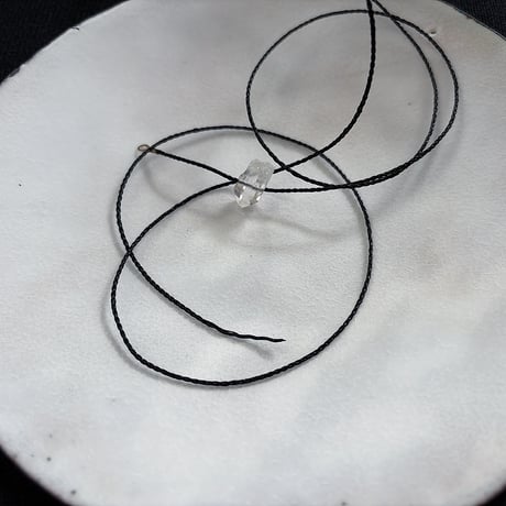 9/13 追加 macramé jewelry ring or bracelet( clear crystal )