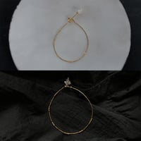 10/6 new　her-kimer diamond gold coating bracelet