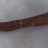 7/16 new  original silver  「 cross ring 」
