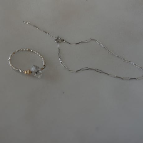 曉 ater original silver chain bracelet