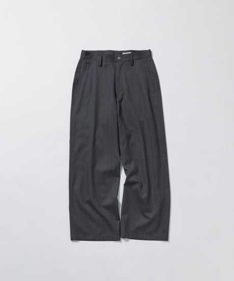 【LAST1】nakedgauge  WOOL GABARDINE ASHLEY SLACKS
