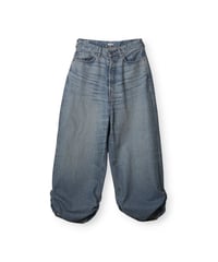 refomed FRESH MAN DENIM WIDE PANTS by EDWIN "USED"
