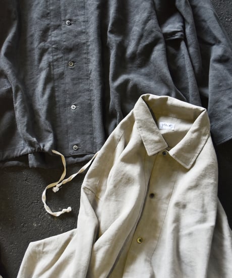 yose Drawstring Shirt -deadstock fabric-