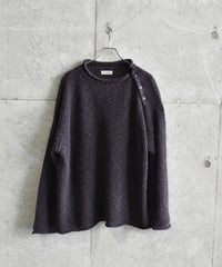 nakedgauge COTTON LINEN LOOSE FIT SWEATER