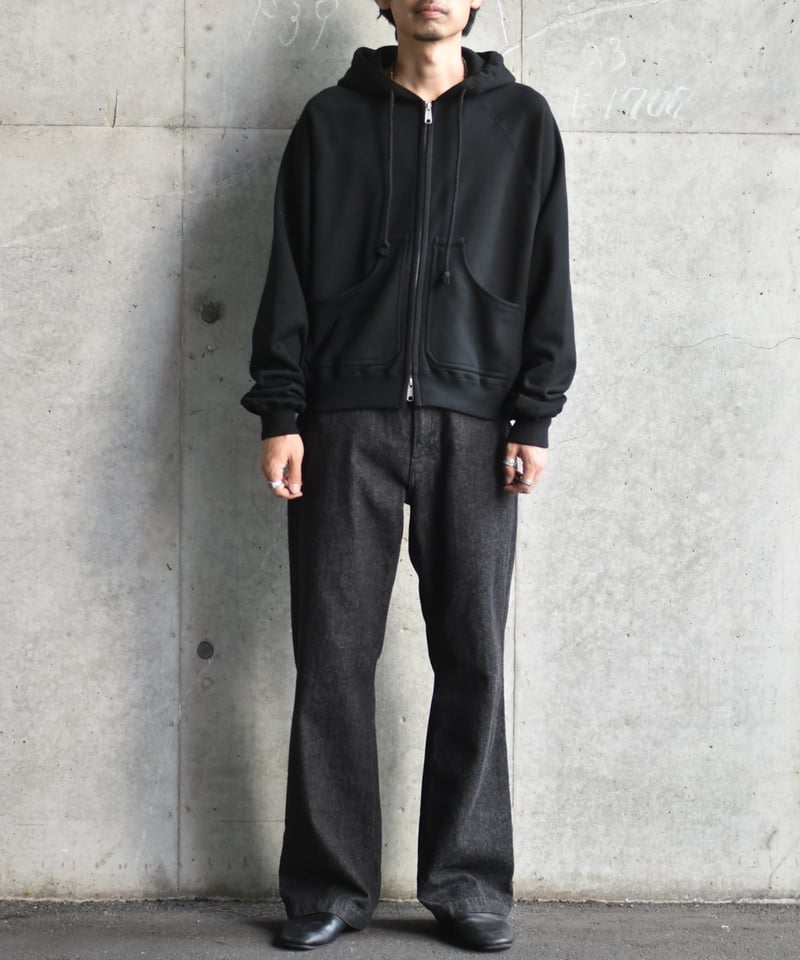 トップス matsufuji Zip up Sweat Hoodie MATSUFUJI Zip up Sweat Hoodie black | 45do｜re