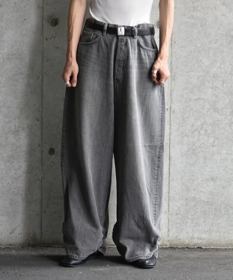 refomed FRESH MAN DENIM WIDE PANTS by EDWIN "STRIPE"