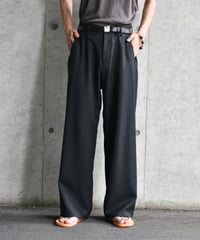 【LAST1】nakedgauge  WOOL GABARDINE ASHLEY SLACKS