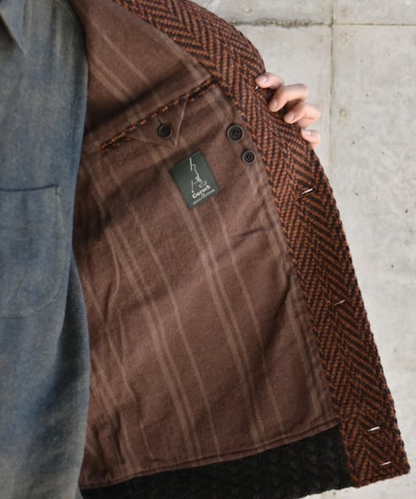 【LAST1】Gorsch the merry coachman Dynamic Herringbone Wool Blouson
