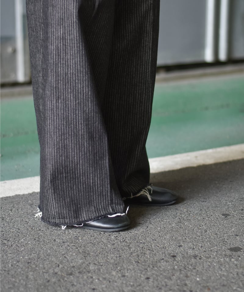 LAST1】saby TUCK BAGGY TYPE 3 - Stripe Jacquard