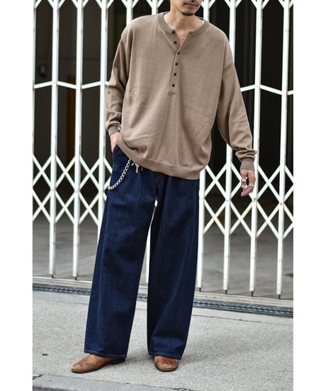 "Exclusive"ANDER HENLY NECK KNIT