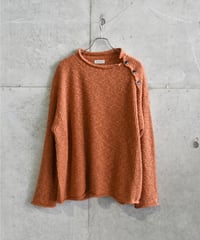 nakedgauge COTTON LINEN LOOSE FIT SWEATER