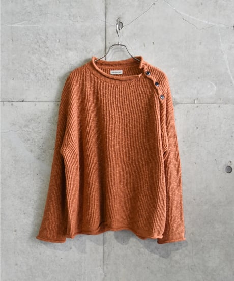nakedgauge COTTON LINEN LOOSE FIT SWEATER