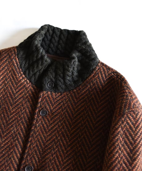 【LAST1】Gorsch the merry coachman Dynamic Herringbone Wool Blouson
