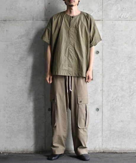 【LAST1】O project WOVEN T-SHIRT / COATED TYPEWRITER
