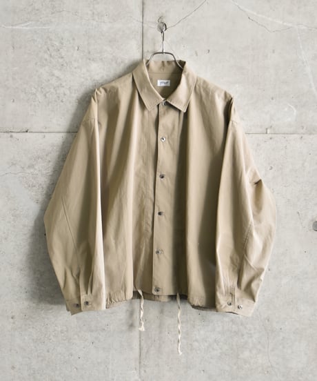 yose Drawstring Shirt -deadstock fabric- 【C】