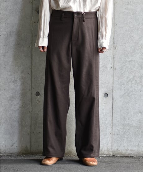 【LAST1】STEAF  LEAVE TUCK PANTS