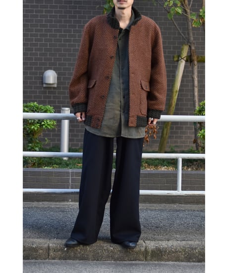 【LAST1】Gorsch the merry coachman Dynamic Herringbone Wool Blouson