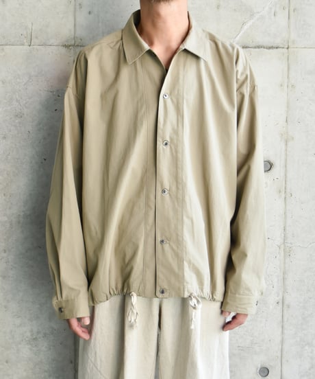 yose Drawstring Shirt -deadstock fabric- 【C】