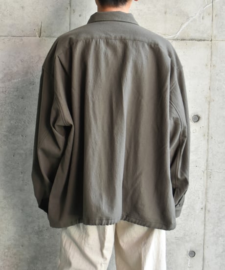 yose Drawstring Shirt -deadstock fabric- 【I】