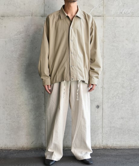 yose Drawstring Shirt -deadstock fabric- 【C】