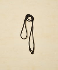 CCU BRAIDED TASSEL CORD BELT -COW NUBUCK-