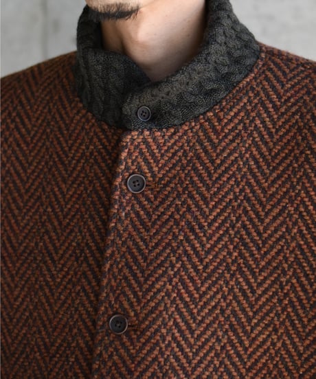 【LAST1】Gorsch the merry coachman Dynamic Herringbone Wool Blouson