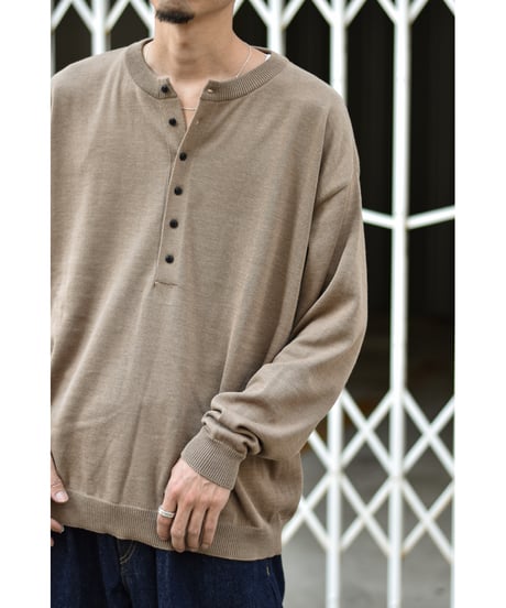 "Exclusive"ANDER HENLY NECK KNIT