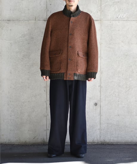 【LAST1】Gorsch the merry coachman Dynamic Herringbone Wool Blouson