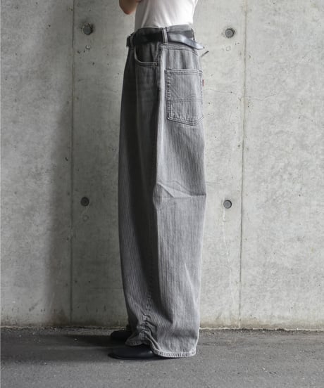 refomed FRESH MAN DENIM WIDE PANTS by EDWIN "STRIPE"