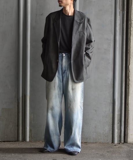 【LAST1】saby KAMATA DENIM TYPE 3 WIDE STRAIGHT LEG- 11oz Uneven yarn Denim -