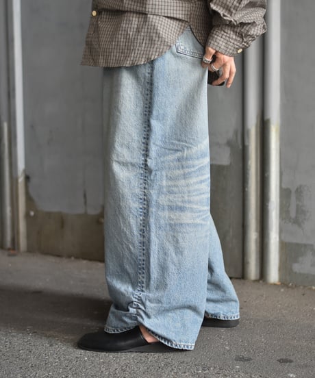 refomed FRESH MAN DENIM WIDE PANTS by EDWIN "USED"
