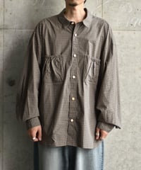 refomed WRIST WIDE  SHIRT "CHECK"