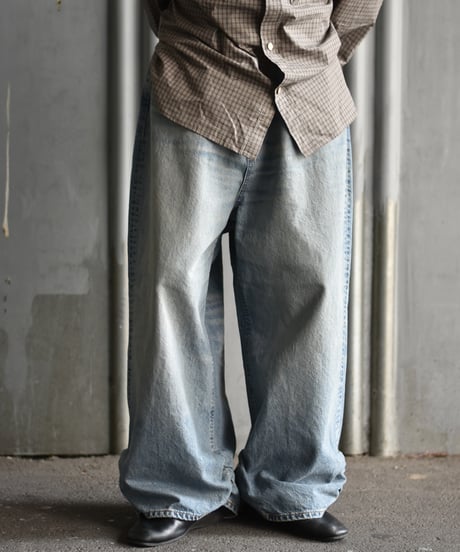 refomed FRESH MAN DENIM WIDE PANTS by EDWIN "USED"
