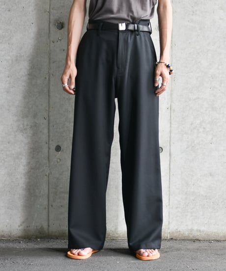 【LAST1】nakedgauge  WOOL GABARDINE ASHLEY SLACKS