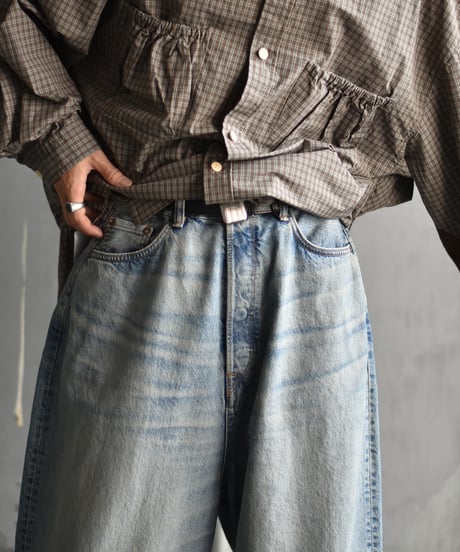 refomed FRESH MAN DENIM WIDE PANTS by EDWIN "USED"