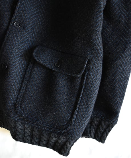 【LAST1】Gorsch the merry coachman Dynamic Herringbone Wool Blouson