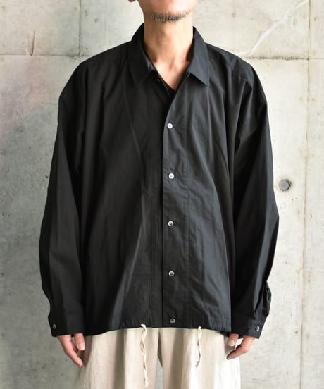 yose Drawstring Shirt -deadstock fabric- 【M】