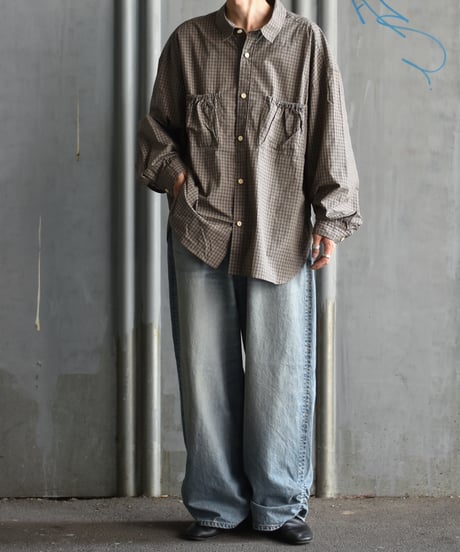 refomed FRESH MAN DENIM WIDE PANTS by EDWIN "USED"