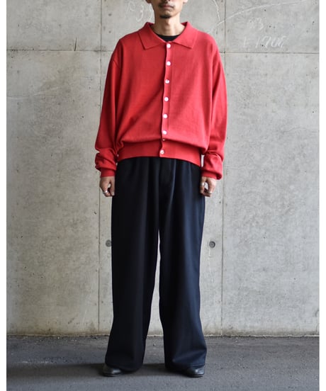 "Exclusive" ANDER  KNIT SHIRT CARDIGAN