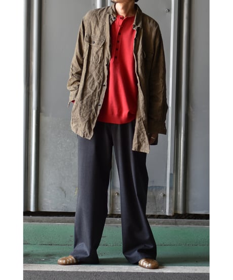 "Exclusive"ANDER HENLY NECK KNIT