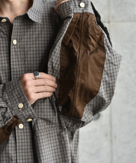 refomed WRIST WIDE  SHIRT "CHECK"