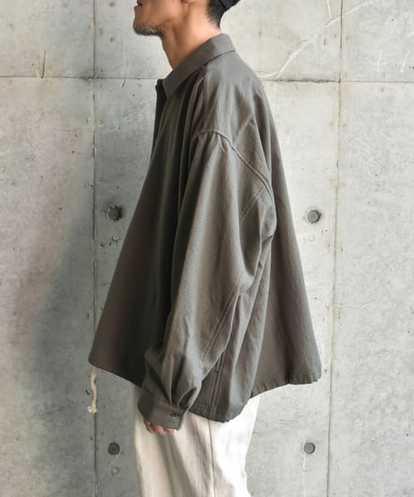 yose Drawstring Shirt -deadstock fabric- 【I】