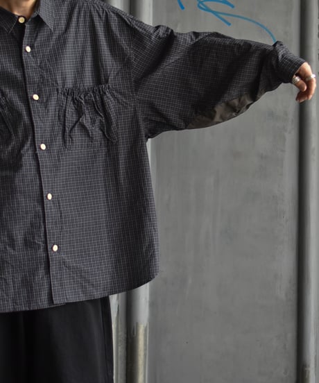 refomed WRIST WIDE  SHIRT "CHECK"