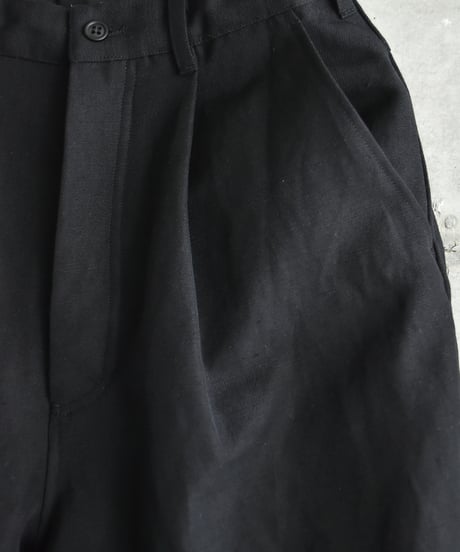 【LAST1】O project WORKERS TROUSERS/WOOL HEMP GABARDINE
