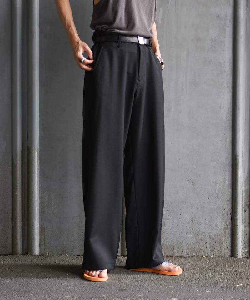 nakedgauge WOOL GABARDINE ASHLEY SLACKS | 45do